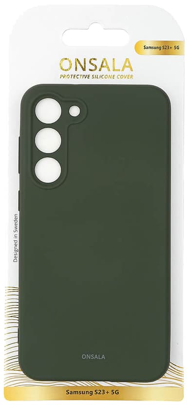 Onsala Samsung Galaxy S23+ Silicone deksel (grønn)