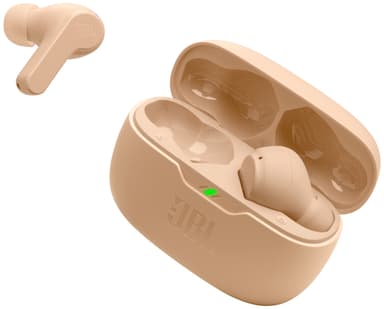 JBL Wave Beam helt trådløse in-ear hodetelefoner (beige)