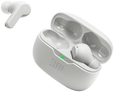 JBL Wave Beam helt trådløse in-ear hodetelefoner (hvit)