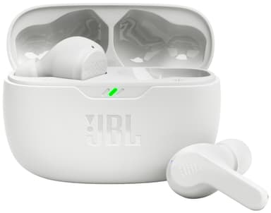JBL Wave Beam helt trådløse in-ear hodetelefoner (hvit)