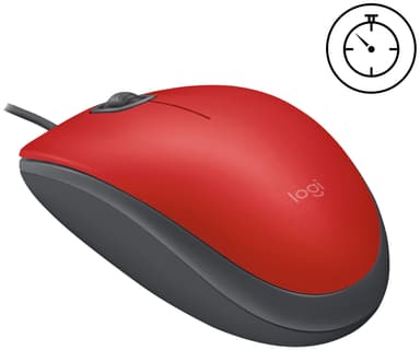 Logitech M110 Silent kablet mus (rød)
