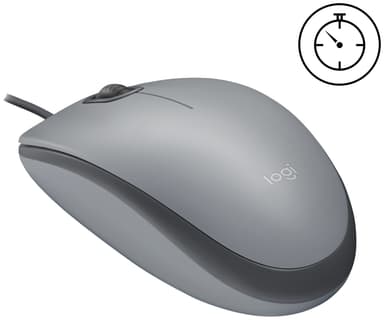 Logitech M110 Silent kablet mus (grå)