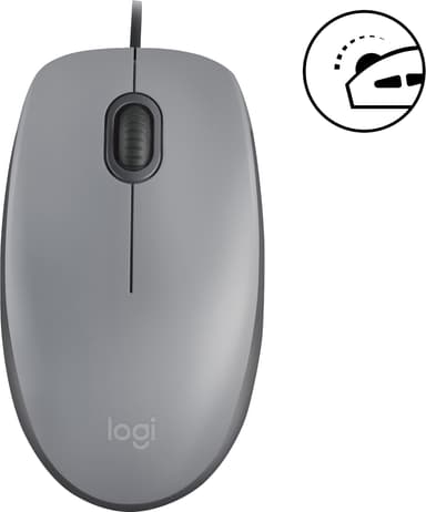 Logitech M110 Silent kablet mus (grå)