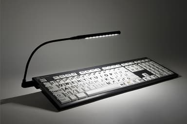 Logickeyboard XLPrint PC NERO Slim Line
