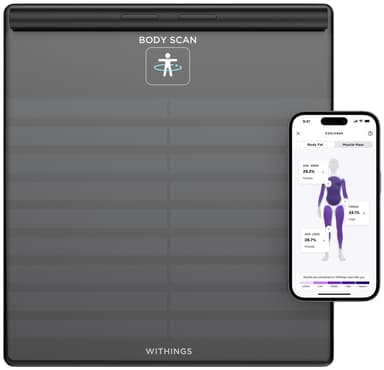 Withings Body Scan baderomsvekt WBS08-Black-All-Inter