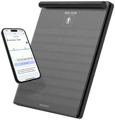 Withings Body Scan baderomsvekt WBS08-Black-All-Inter