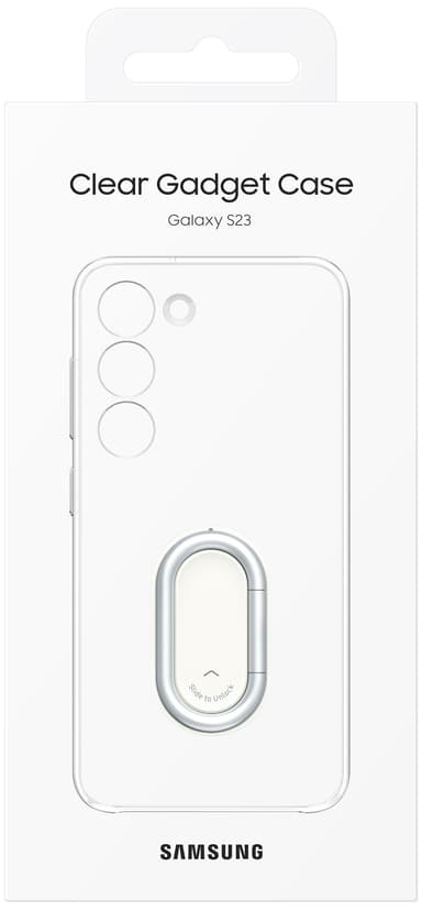 Samsung Galaxy S23 Clear Gadget deksel (gjennomsiktig)