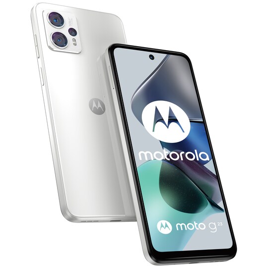 Motorola Moto G23 smarttelefon 4/128GB (hvit)