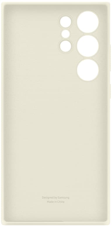 Samsung Galaxy S23 Ultra Silicone deksel (beige)
