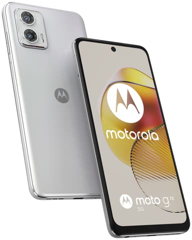 Motorola Moto G73 5G smarttelefon 8/256GB (hvit)