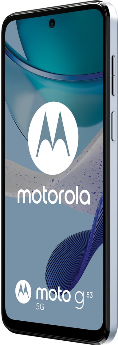 Motorola Moto G53 5G smarttelefon 4/128GB (sølv)