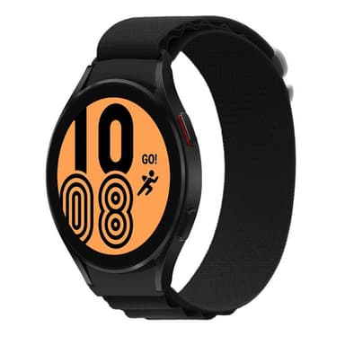 Artic Elastisk nylon armbånd Samsung Galaxy Watch 4 (44mm) - Sort