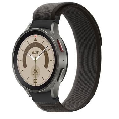 Tactik nylon armbånd Samsung Galaxy Watch 5 Pro - Blackroom Grey