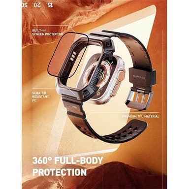SUPCASE UB Pro armbånd Apple Watch Ultra 49mm - Svart