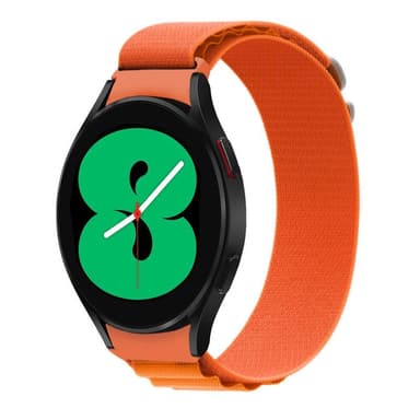 Artic Elastisk nylon armbånd Samsung Galaxy Watch 4 (40mm) - Oransje
