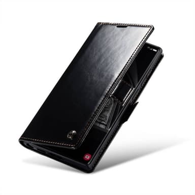 CaseMe Lommebok 3-kort Samsung Galaxy S23 Ultra - Sort