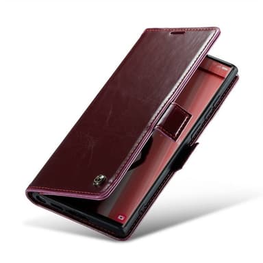 CaseMe Lommebok 3-kort Samsung Galaxy S23 Ultra - Burgunder