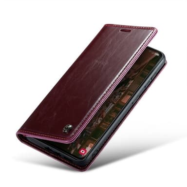 CaseMe Lommebok 3-kort Samsung Galaxy S23 Plus - Burgunder