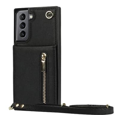Zipper halskjede deksel Samsung Galaxy S23 Plus - Sort