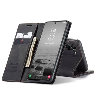 CaseMe Smart Magnet Flipdeksel Samsung Galaxy S23 Plus - Sort