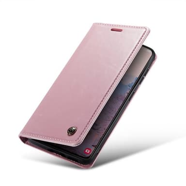 CaseMe Lommebok 3-kort Samsung Galaxy S23 - Lyserosa