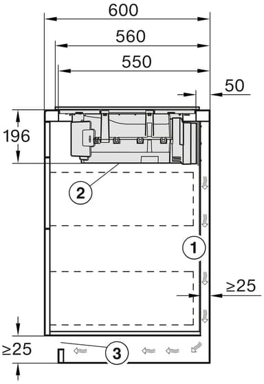 Miele platetopp med integrert ventilator KMDA 7272 FL-U