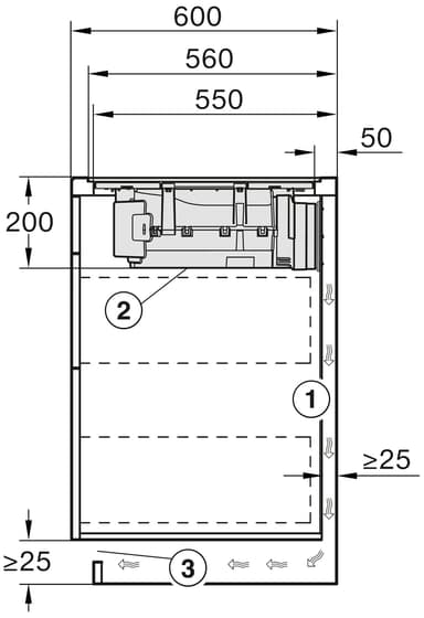 Miele platetopp med integrert ventilator KMDA 7272 FL-U
