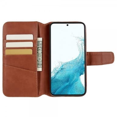 Nordic Covers Samsung Galaxy S23 Plus Etui Essential Leather Maple Brown