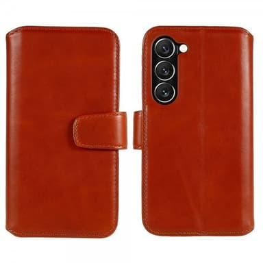 Nordic Covers Samsung Galaxy S23 Plus Etui Essential Leather Maple Brown