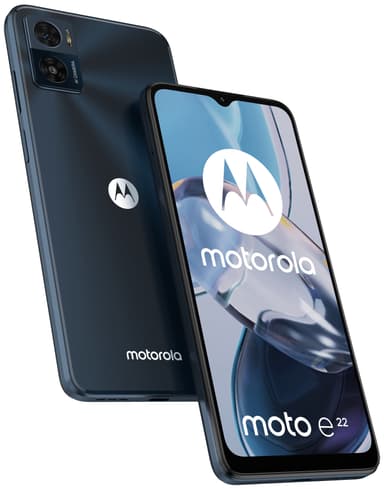 Motorola Moto E22 smarttelefon 4/64GB (sort)