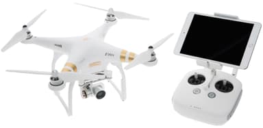 DJI Phantom 3 Professional drone + RTF (hvit)