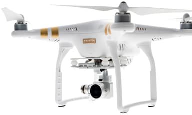 DJI Phantom 3 Professional drone + RTF (hvit)