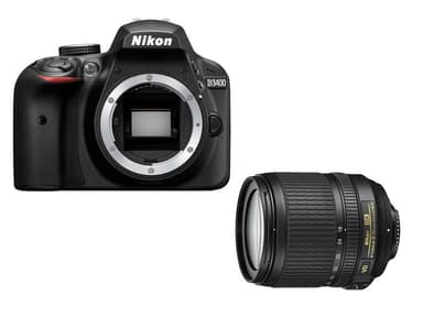Nikon D3400  18-105mm VR Sort KIT