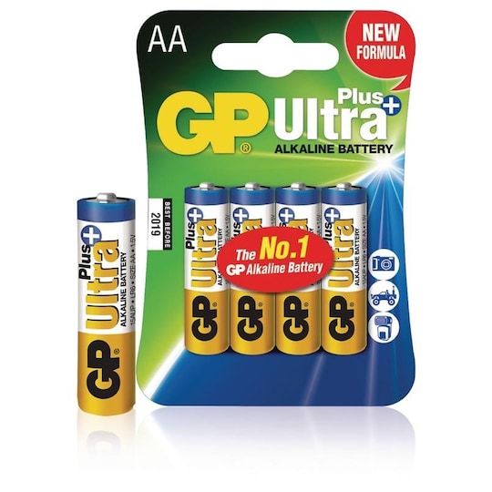 Alkaline Batteri AA 1.5 V Ultra+ 4-Blister