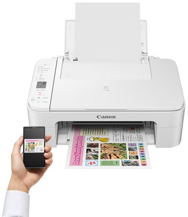 Canon Pixma TS3151 AIO inkjet-skriver (hvit)