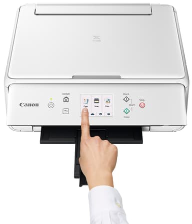 Canon Pixma TS6051 AIO inkjet-skriver (hvit)