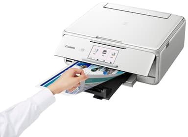 Canon Pixma TS8151 AIO inkjet-skriver (hvit)
