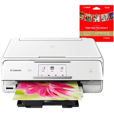 Canon Pixma TS8051 AIO blekkprinter + 5x5" papir