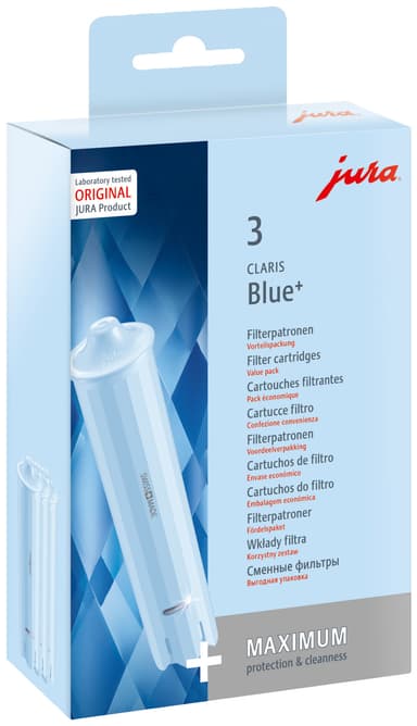 Jura CLARIS Blue+ vannfilter 24231 (3-pakning)