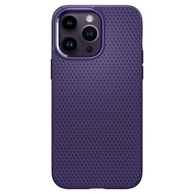 Spigen iPhone 14 Pro Max Deksel Liquid Air Deep Purple
