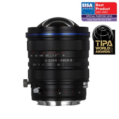 Laowa 15mm f4.5 Zero-D shift