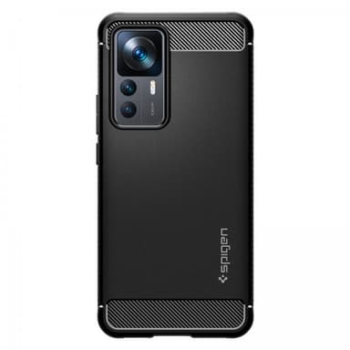 Spigen Xiaomi 12T/12T Pro Deksel Rugged Armor Matte Black