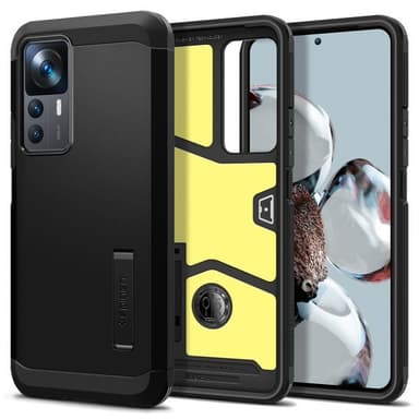 Spigen Xiaomi 12T/12T Pro Deksel Tough Armor Svart