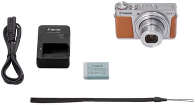 Canon PowerShot G9X Mark 2 kompaktkamera (sølv)