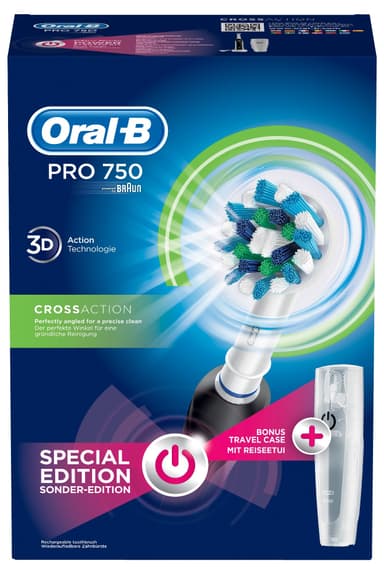 Oral B Pro 750 CrossAction elektrisk tannbørste
