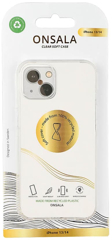 Onsala Recycled iPhone 13/14 deksel (gjennomsiktig)