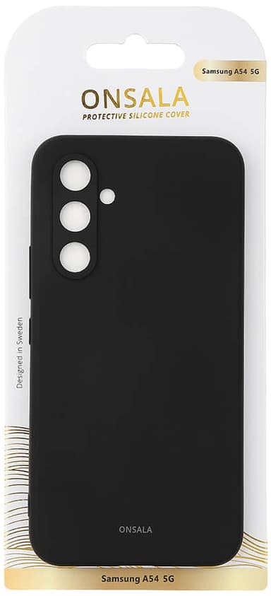 Onsala Silicone Samsung Galaxy A54 5G deksel (sort)