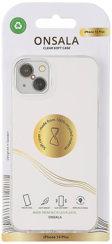 Onsala Recycled iPhone 14 Plus deksel (gjennomsiktig)