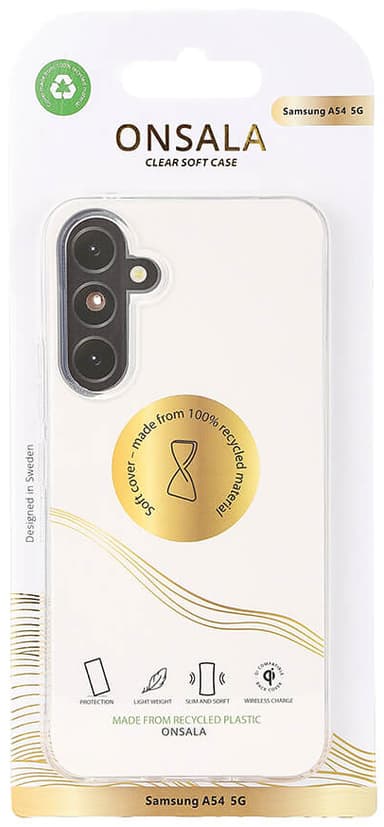 Onsala Recycled Samsung Galaxy A54 5G deksel (gjennomsiktig)