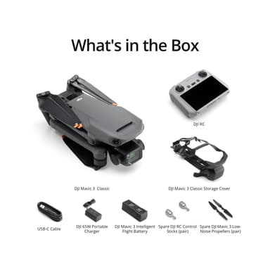 DJI Mavic 3 Classic drone med RC fjernkontroll